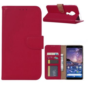 Nokia 6.2 / Nokia 7.2 Portemonnee hoesje / Boek hoesje - Bordeaux