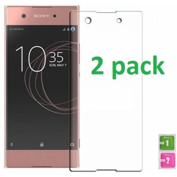 1 + 1 Gratis - Sony Xperia XA1 Ultra glazen Screenprotector Tempered Glass (0.3mm)