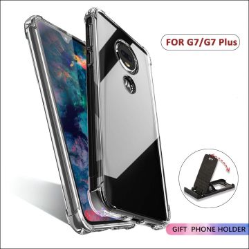Ntech Motorola Moto G7 / G7 Plus Transparant Anti Shock Back hoesje
