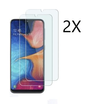 Ntech 2 Stuks Screenprotector Tempered Glass Glazen (0.3mm) - Samsung Galaxy A20e