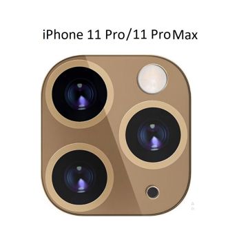 Geschikt voor iPhone 11 Pro (Max) Camera Lens Metal Protector - Goud