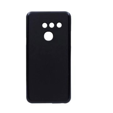 Ntech Hoesje Silicone Hoesje Flexible & Scratch Resistent TPU Case LG G8 ThinQ - Zwart