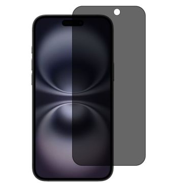 Privacy Screen protector Geschikt voor iPhone 16 Plus - Full screen protector tempered glass van gehard glas