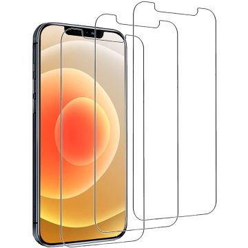 Screenprotector Geschikt voor 12 / 12 Pro Screenprotector - 3 Stuks - Glazen tempered glass