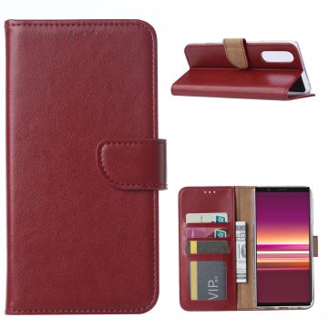 Sony Xperia 5 Portemonnee hoesje - Bordeaux