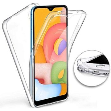 Samsung Galaxy A01 Core Hoesje 360° TPU 2 in 1 Case Transparant